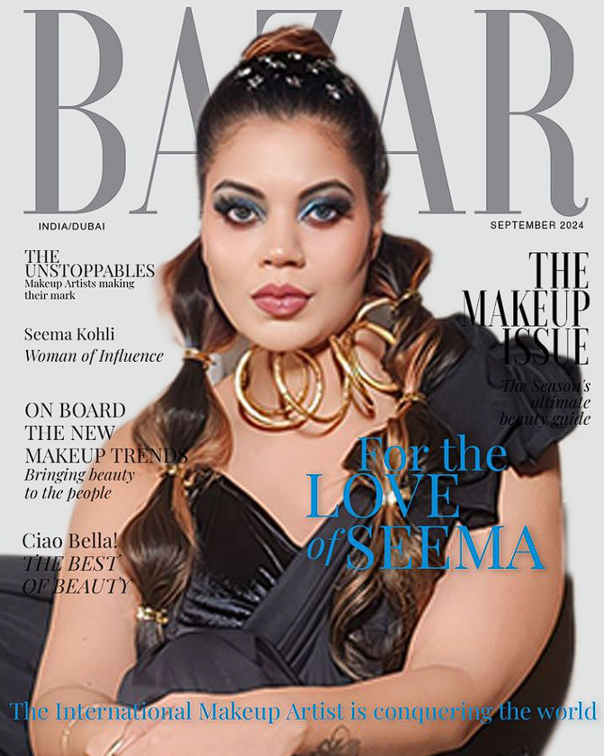 seema kohli makeup bazar magazine feature